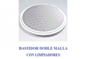 Bastidor doble malla con limpiadores